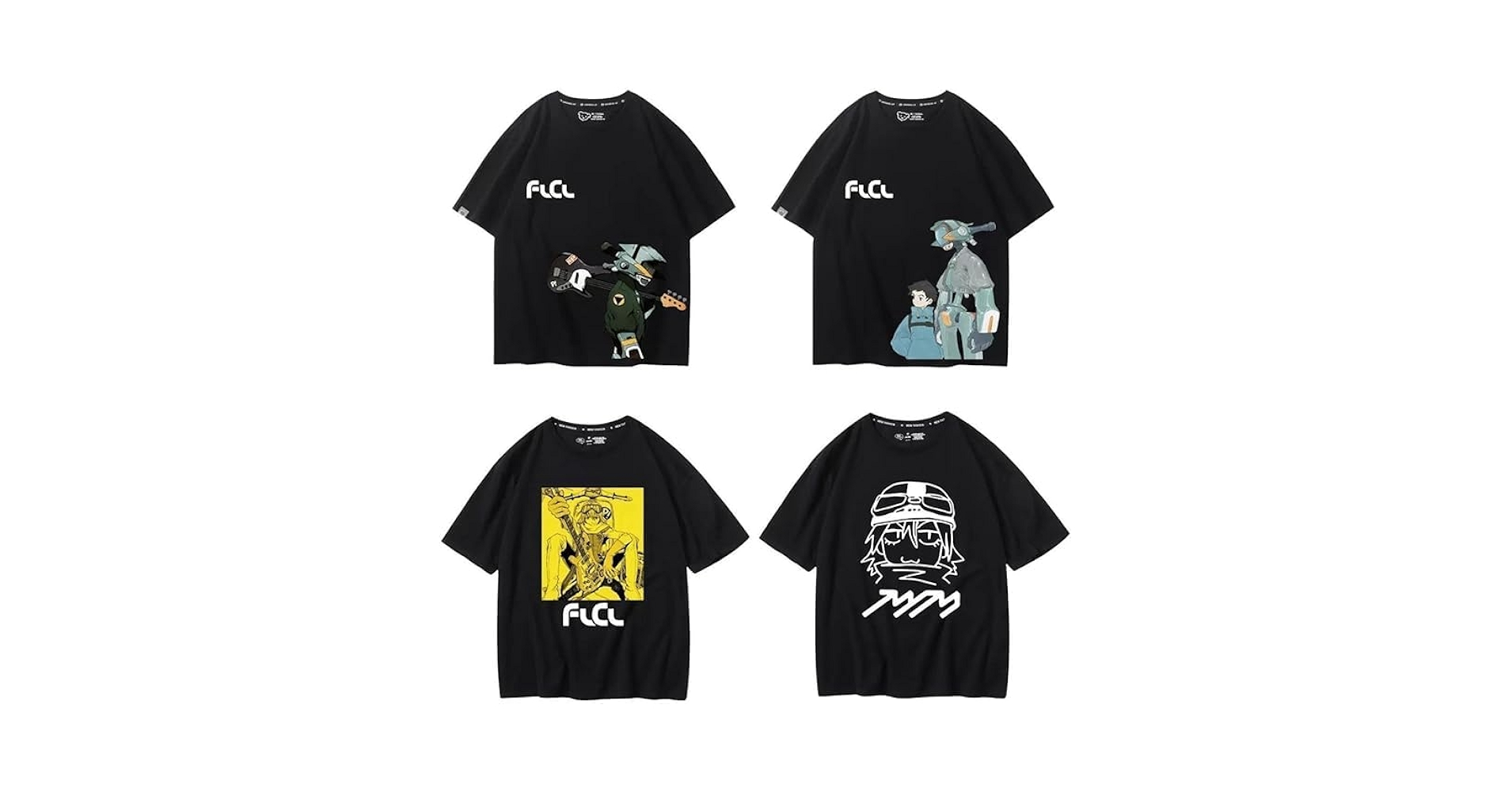 the pillows FLCL フリクリ Tシャツ Mサイズ サメジマ・マミ美 Amazon.co.jp: フリクリ Tシャツ 半袖 ナンダバ・ナオ太