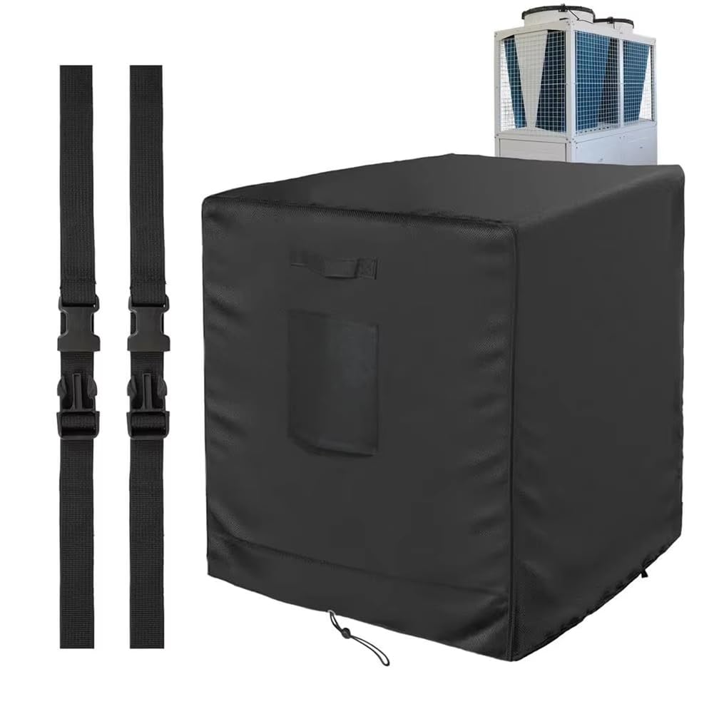 UDSKNV[KSL Outdoor AC Unit Covers Waterproof Windproof Elastic Cover for Home Dorm Hotel Apartment AC Defenderac Unit Cover Protection