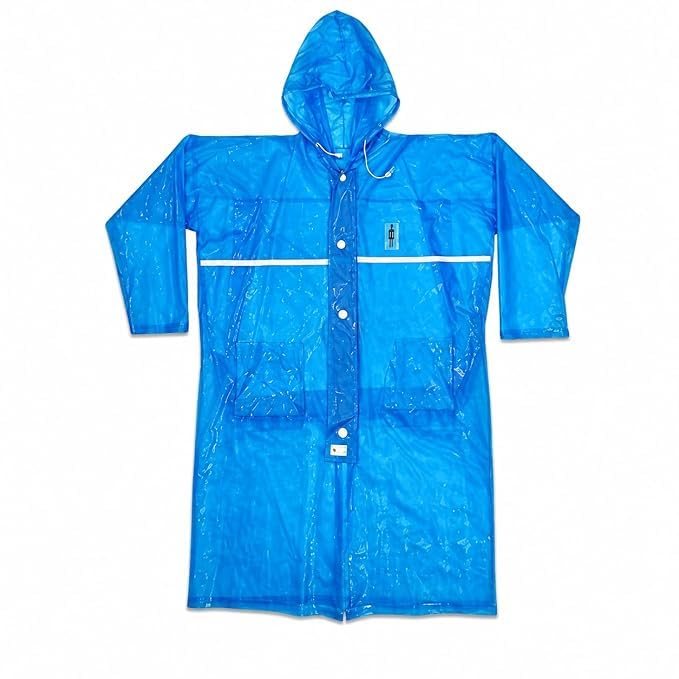Rain Jacket Waterproof with Pockets and Hood for Men Women Storage Raincoat Functional Rain Gear for Daily Use Commute Travel Outdoor Activities Practical Rainwear Adults Unisex-image-16
