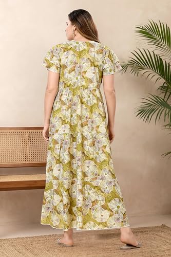 Image of Soulemo Women Premium Rayon Dancing Queen Nighty 1801