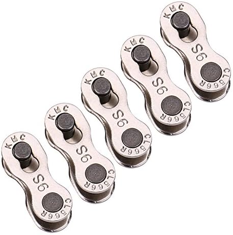 bike chain link, 5 Pairs Heavy Duty Bike Quick Release Chain Mater Link Magic Joint Connector replacement for 8/9/10 Speed(9 speed)