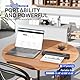 POLONO D810 Thermodrucker A4 Wireless für Reisen, Mobiler Drucker A4 Unterstützung für 8.5x11 US Brief, Tragbarer drucker Kompatibel mit iOS, Android, Laptop für Büro, Auto, Schwarz