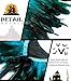 L'VOW Fashion Kids Rooster Feather Capes Stole Shawl Iridescent for Game Party Hallowmas (Blue-Ro)