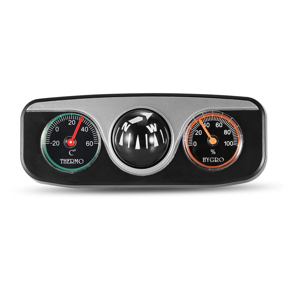 Buy Best Design 3 In1 Car Interior Guide Ball Boat Vehicles Auto Compass Temperature, Auto