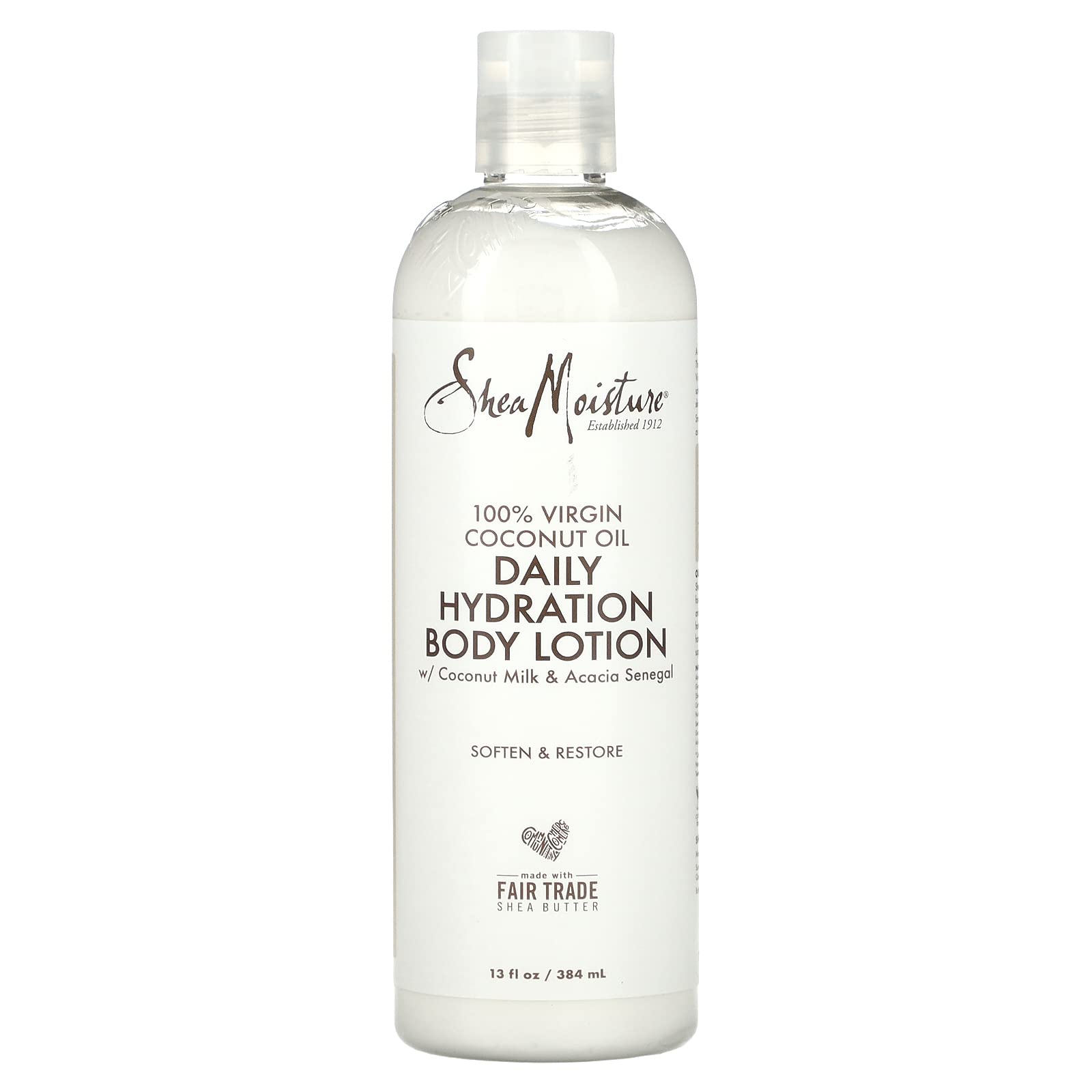 100% Virgin Coconut Oil Daily Hydration Body Lotion by Shea Moisture for Unisex - 13 oz Body Lotion