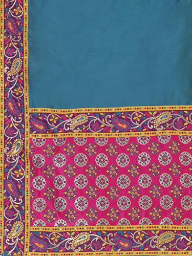 Image of PURVAJA Women's Jacquard Semi-Stitched Lehenga choli