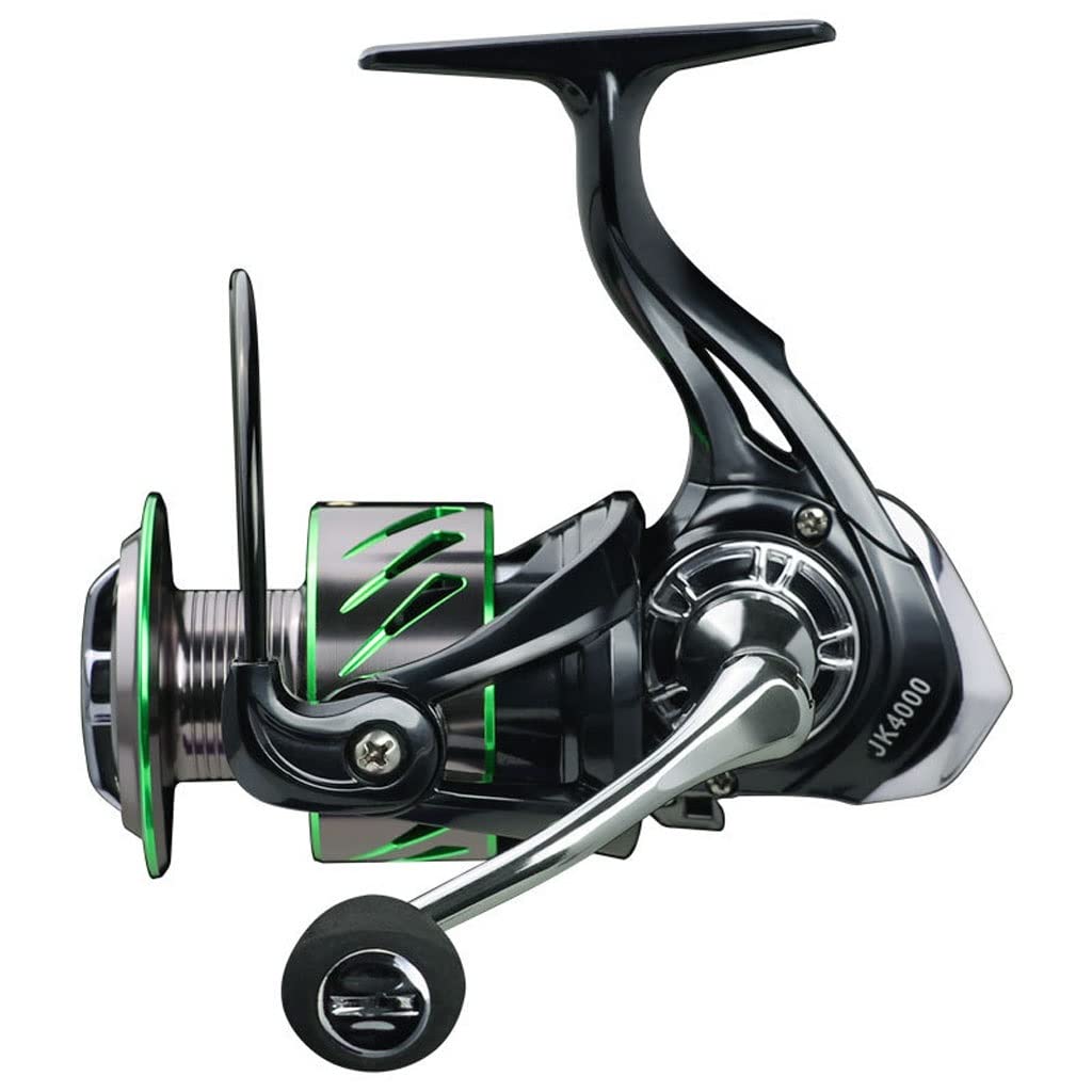 Carrete giratorio de metal, caña de mar, carrete de pesca de larga distancia, accesorios de pesca, equipo de pesca para cebo vivo (tamaño : JK1000)