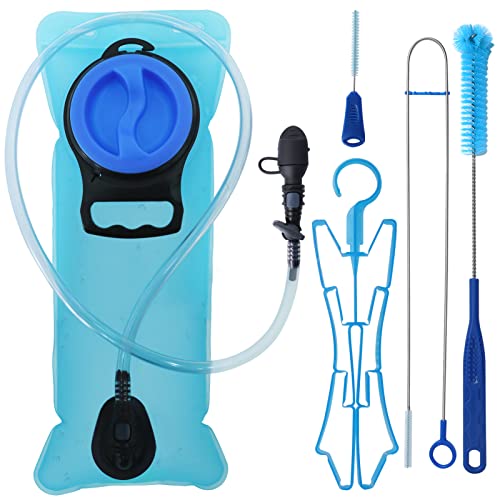 SOARFLY Vejiga de Hidratación 2 litros TPU Mochila de Hidratación a Prueba Fugas con Kit Limpieza, Bolsa de Epósito de Agua para Senderismo, Ciclismo, Escalada Cover