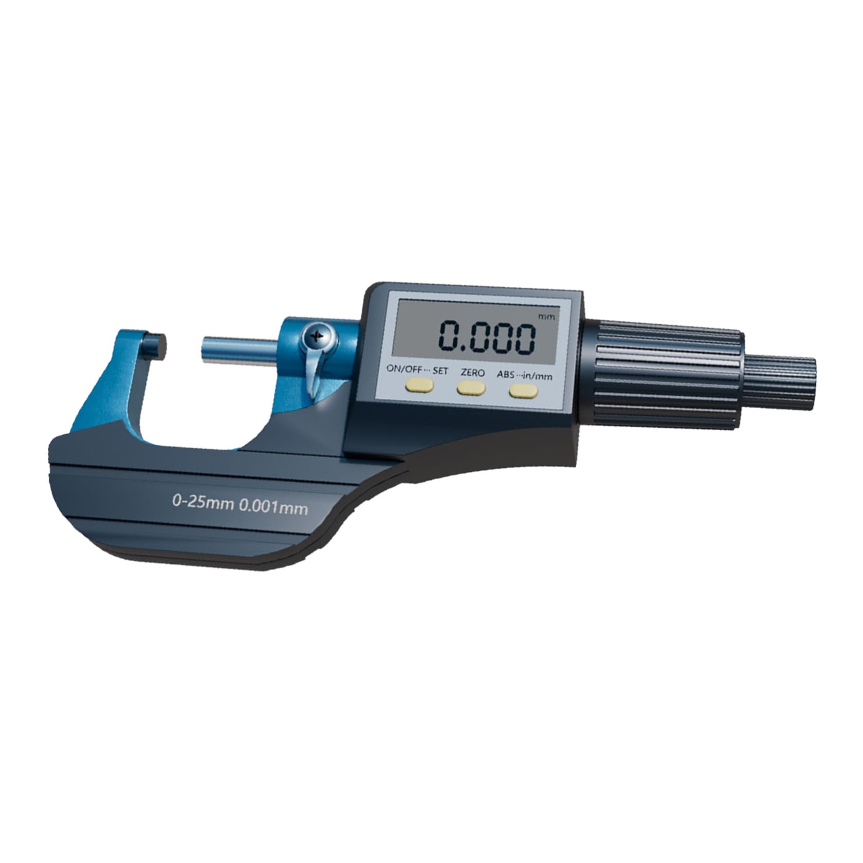 Micrómetro Digital Exterior Medición Precisa con 0-25mm Punta de Metal Endurecido y Calibración Confiable para Aplicaciones Industriales