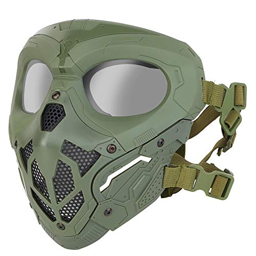 Casque Rapide Tactique MK pour Parties d'Airsoft Intenses et Fêtes d'Halloween