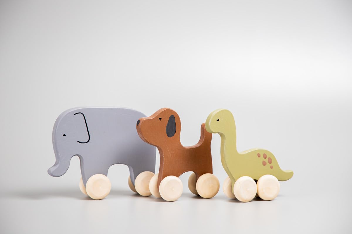 BIRCH & BUG Birch Animal Roller Toys - Set of 3 (B0D6N8M2MN) Amazon Price History, Amazon Price Tracker