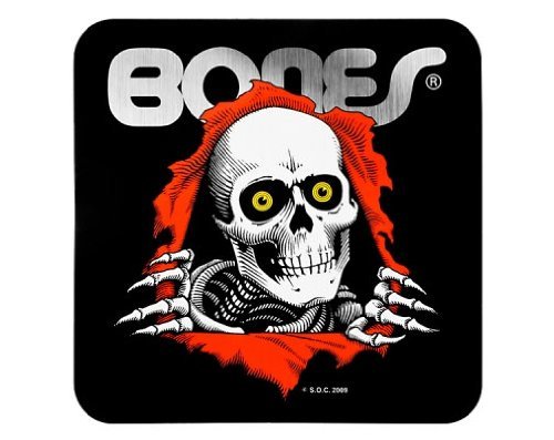 Powell Peralta Ripper Skateboard Sticker Bumper Sticker 5x5 Black Background