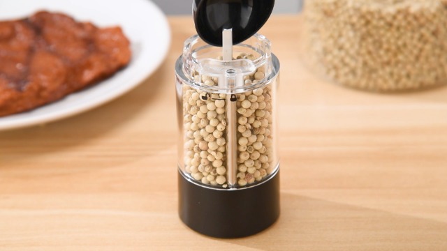 Macina Sale E Pepe Elettrico - Mulino A Batteria Con Luce LED E Regolazione Grana - Foto 4