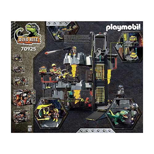 PLAYMOBIL Dino Rise 70925 Dino Mine, Minenbahn mit Fahrzeugen und Fallen, Spielzeug für Kinder ab 5 Jahren – Bild 5