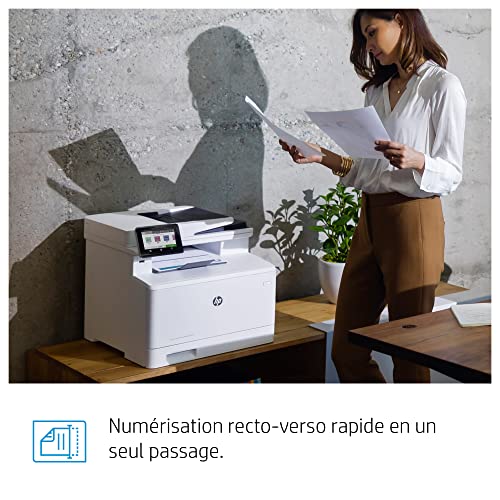 Image of HP Color LaserJet Pro Multifunction M479fdn Laser Printer with One-Year, Next-Business Day, Onsite Warranty (W1A79A)