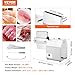 VEVOR Commercial Meat Tenderizer, Heavy Duty 304 Stainless Steel Kitchen Tool with Meat Tong, Cleaning Brush, and Tray, 750W Electric Meat Tenderizer Machine for Beef, Turkey, Chicken, Pork, and Fish