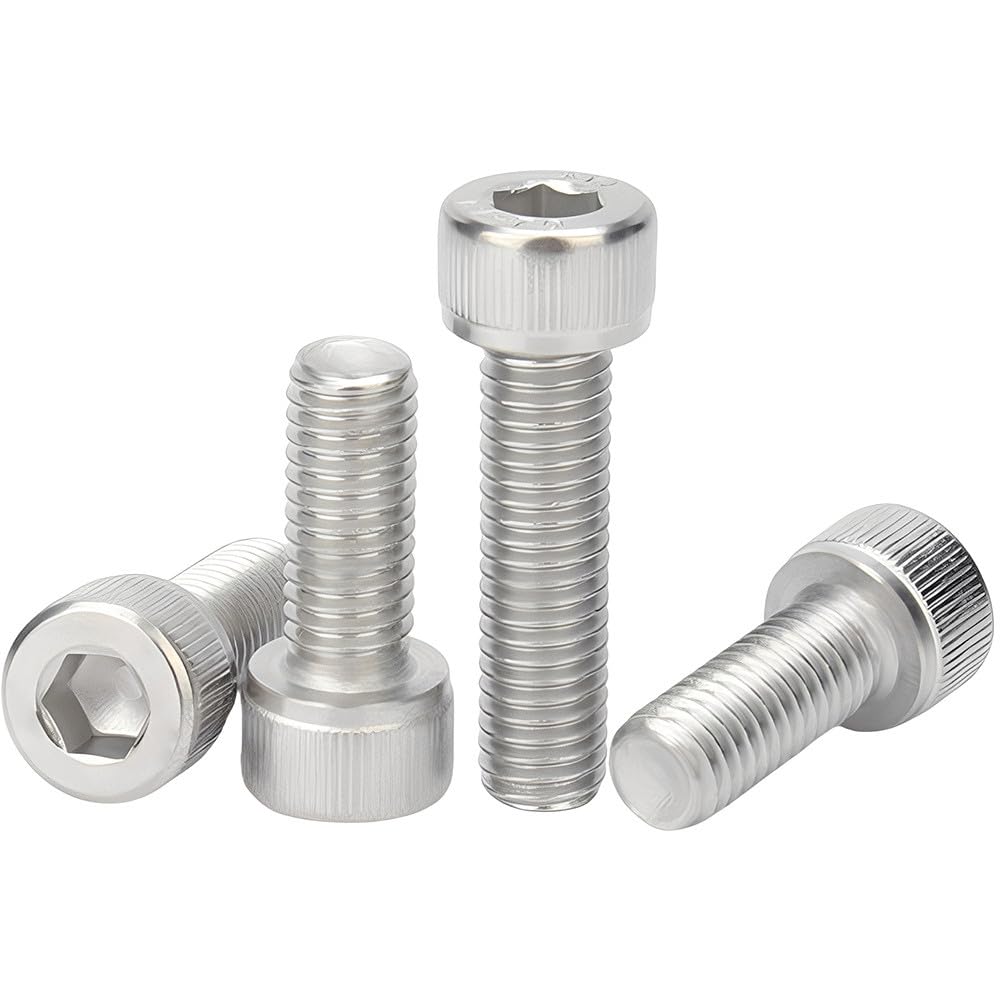 ZEVONDA 20 Stück Zylinderschrauben mit Innensechskant - M4 x 12mm Edelstahl A2 V2A Schrauben Zylinderkopfschrauben Inbusschraube Maschinenschrauben für Industriemaschinen, Kraftfahrzeuge, Bauwesen