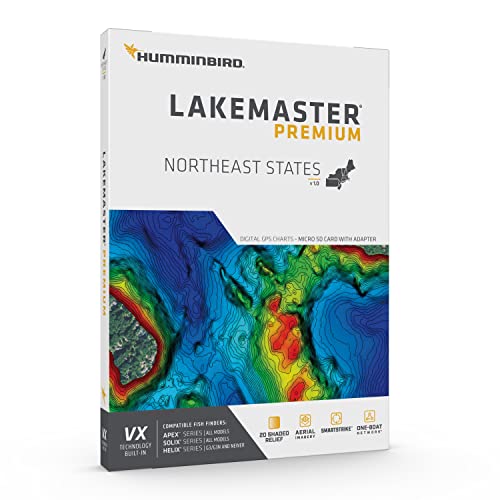 Image of Humminbird LakeMaster Premium Map SD Card for Fish Finders