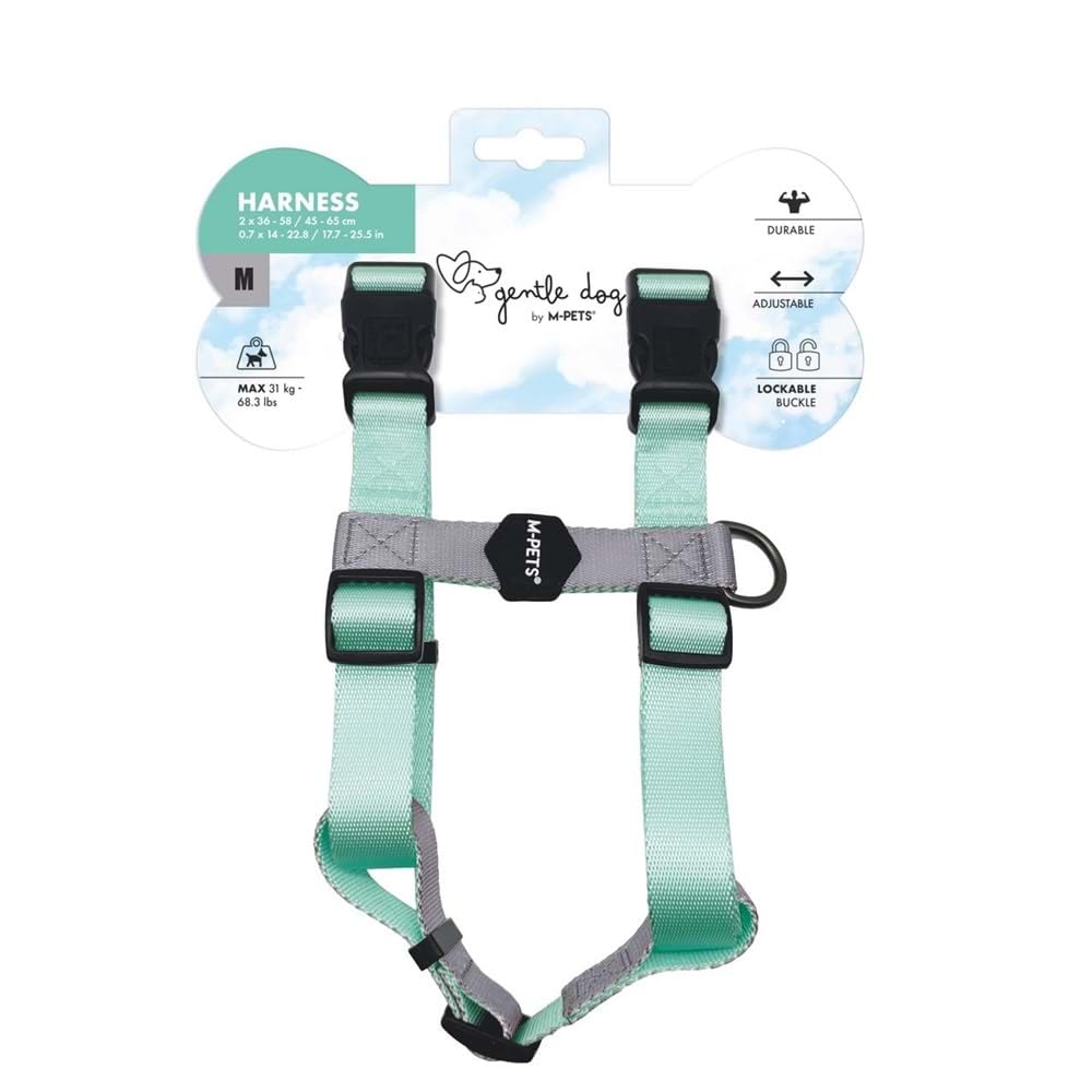 M-PETS GENTLE DOG GÖĞÜS TASMASI GREEN (M)