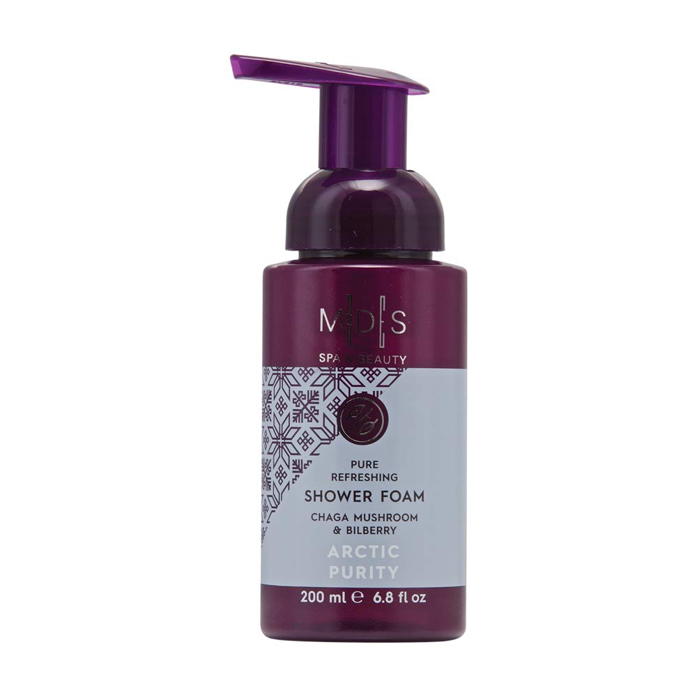 Mades Cosmetics - Arctic Purity, Chaga Mushroom & Bilberry, Pure Refreshing Shower Foam, 200ml