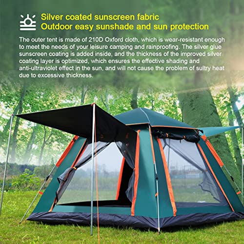 Carpa para 5-6 personas, portátil para camping y fiesta miniatura 4