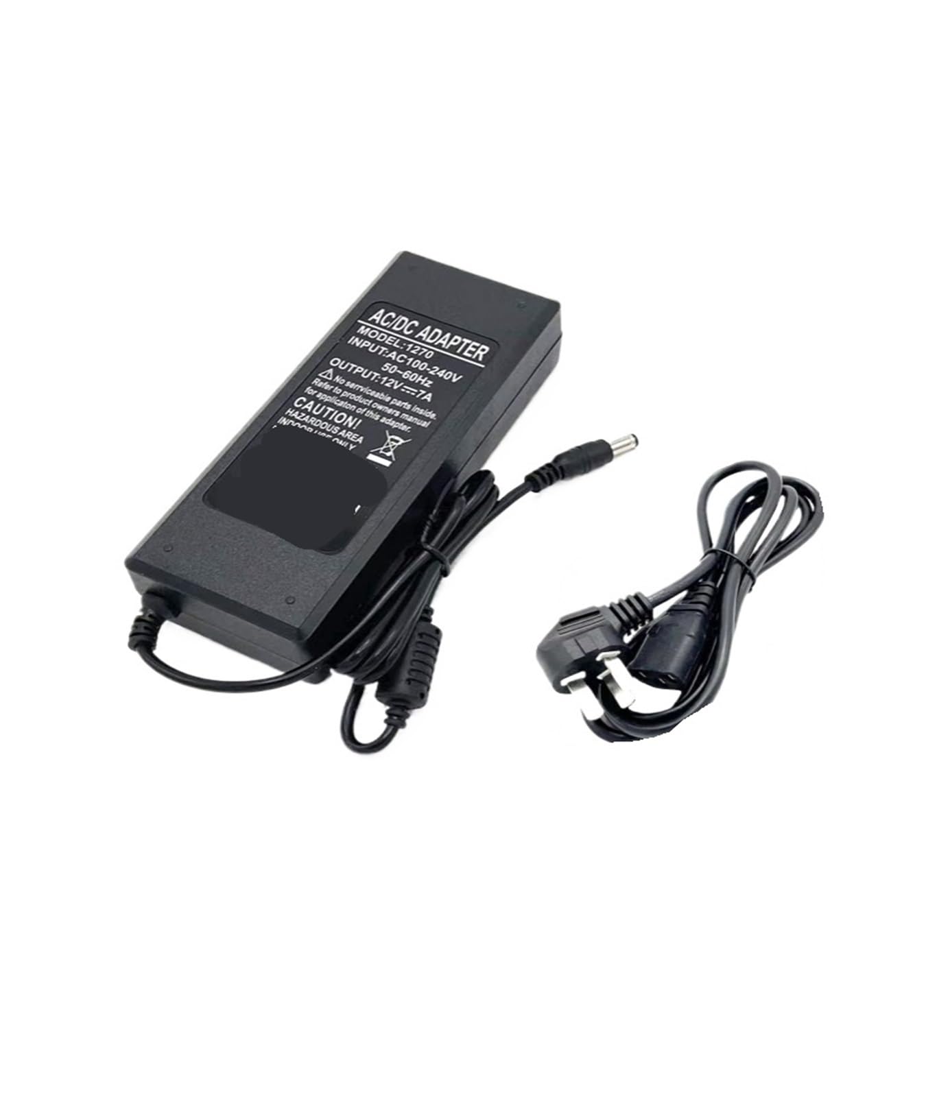Adaptador 12V 7A cargador para sustituir fuentes de alimentación estropeadas