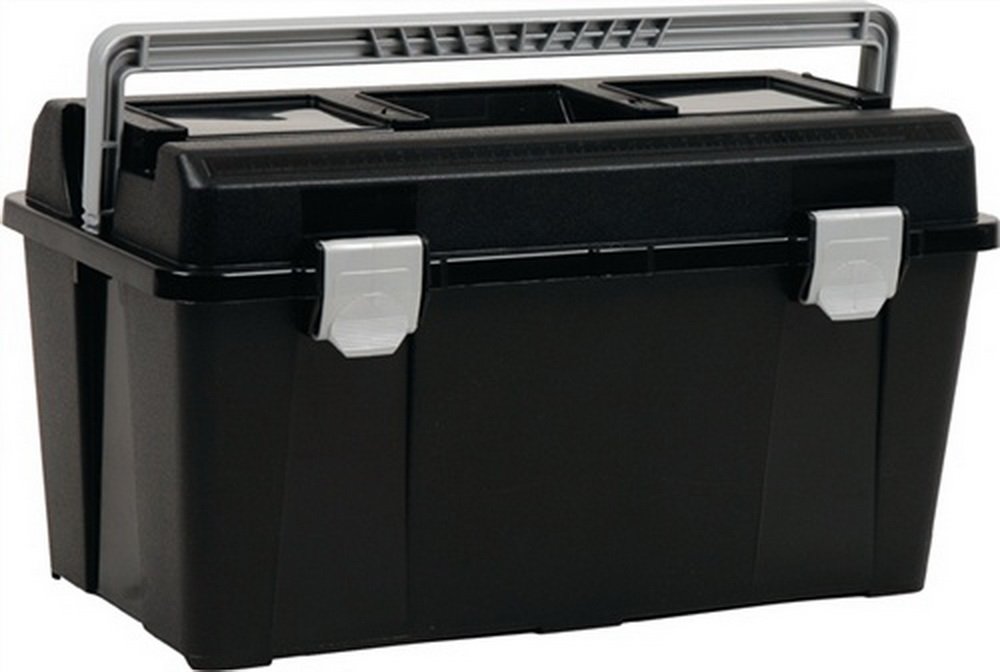 Raaco Black/Grey 19 Inch Toolbox With Removable Tray Ref T33 715164