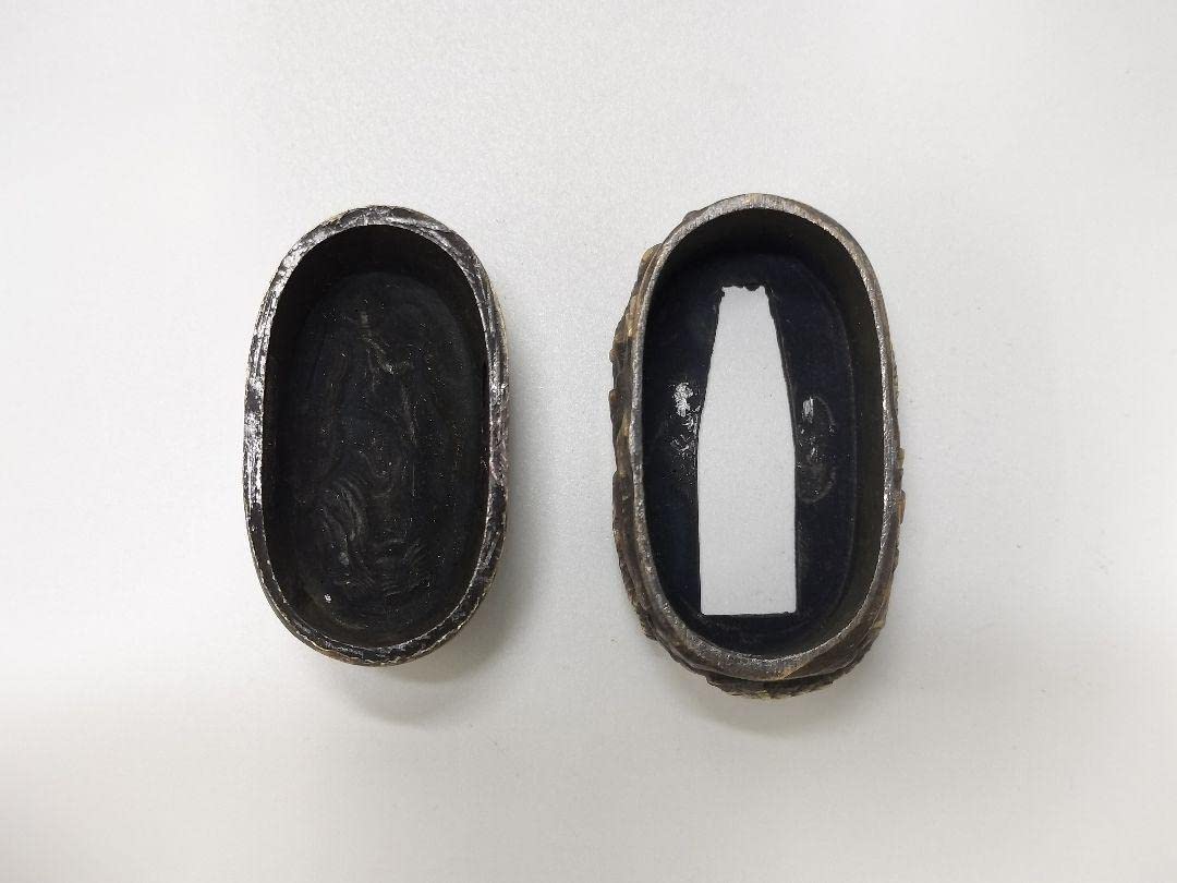 Amazon.co.jp: YT19 日本刀装具 縁頭 龍図 銅製 現代品 刀剣美術