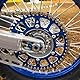 SCAR Aluminium Kettenrad kompatibel mit KTM SX/SXF/EXC/EXCF 125 150 250 300 350 450 500 93-23 HUSQVARNA TC FC TX TE FE FX GASGAS 14-23 MC MCF EC ECF 21-23, Schwarz - 52 Zähne