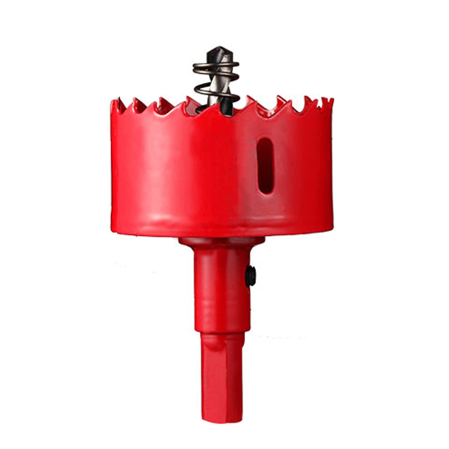 Sierra de corona bimetálica, Sierra perforadora bimetálica HSS adecuada for perforar madera fácilmente(Diameter 55mm)