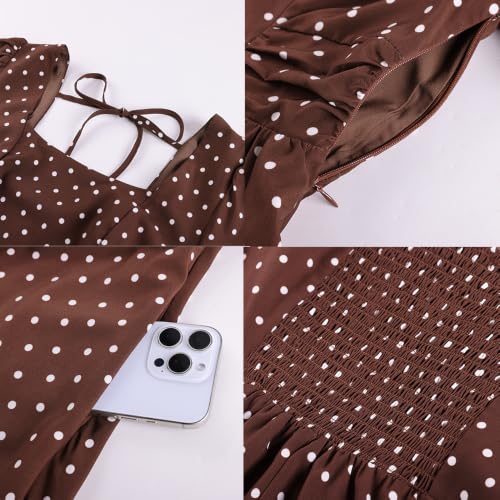 Image of Belle Poque Women's Vintage Midi Cottagecore Cocktail Dresses