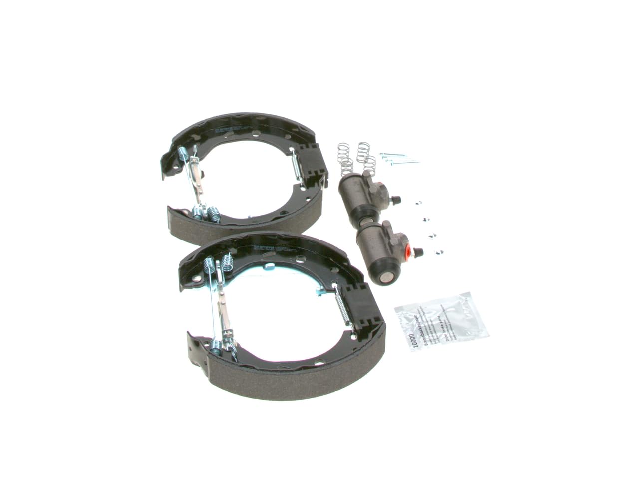 Bosch KS649 Kit Super Pro Kit de freno trasero de tambor 1 juego completo premontado