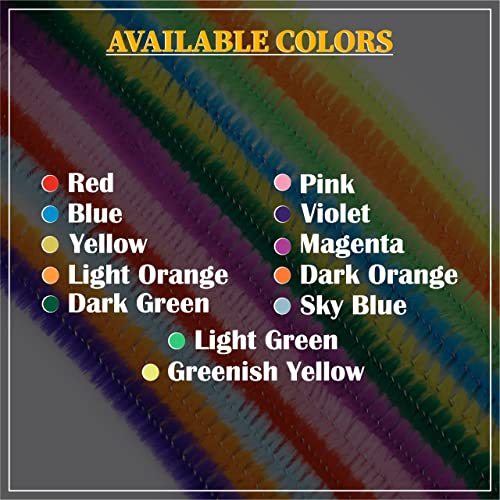 360Pcs Multi Colour Pipe Cleaners+100Pcs Googly Eyes - Pipe Cleaner For Craft Supplies & Diy Art Creative Craft Projects & Decorations #TOP5