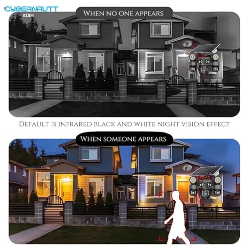 Image of XUGA Cybernautt X18H 18MP 4G Solar Security Camera | Triple Lens, 355 PTZ, 12000mAh Battery, H.265+, Two-Way Audio