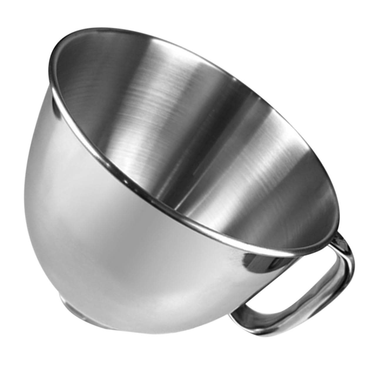 Ciotola per Impastatrice in Acciaio Inox 4,5 l Compatibile con Mixer da Cucina, Ciotola di Ricambio, Accessorio Resistente per Preparazioni Alimentari Domestiche