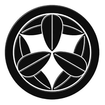 [184枚]家紋ステッカー Amazon.co.jp: 家紋シール 丸に九曜紋 4cm x 4cm 4枚セット KS44