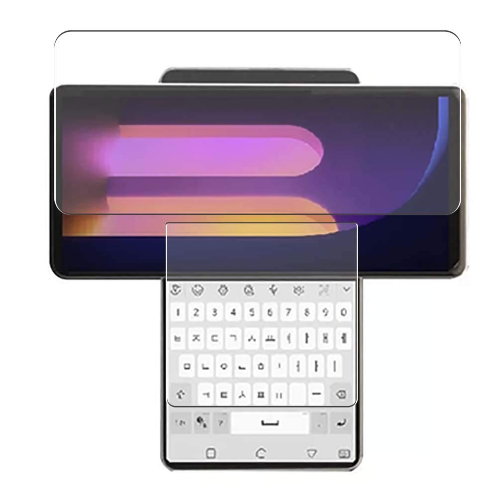 Puccy4 Pack Screen Protector, compatible with LG Wing TPU Guard （ Not Tempered Glass Protectors ）, Transparent