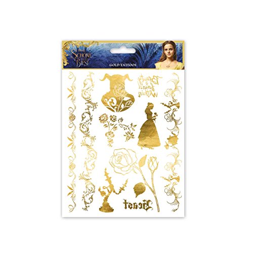 Preisvergleich Produktbild Die Schöne und das Biest Tattoos Gold
