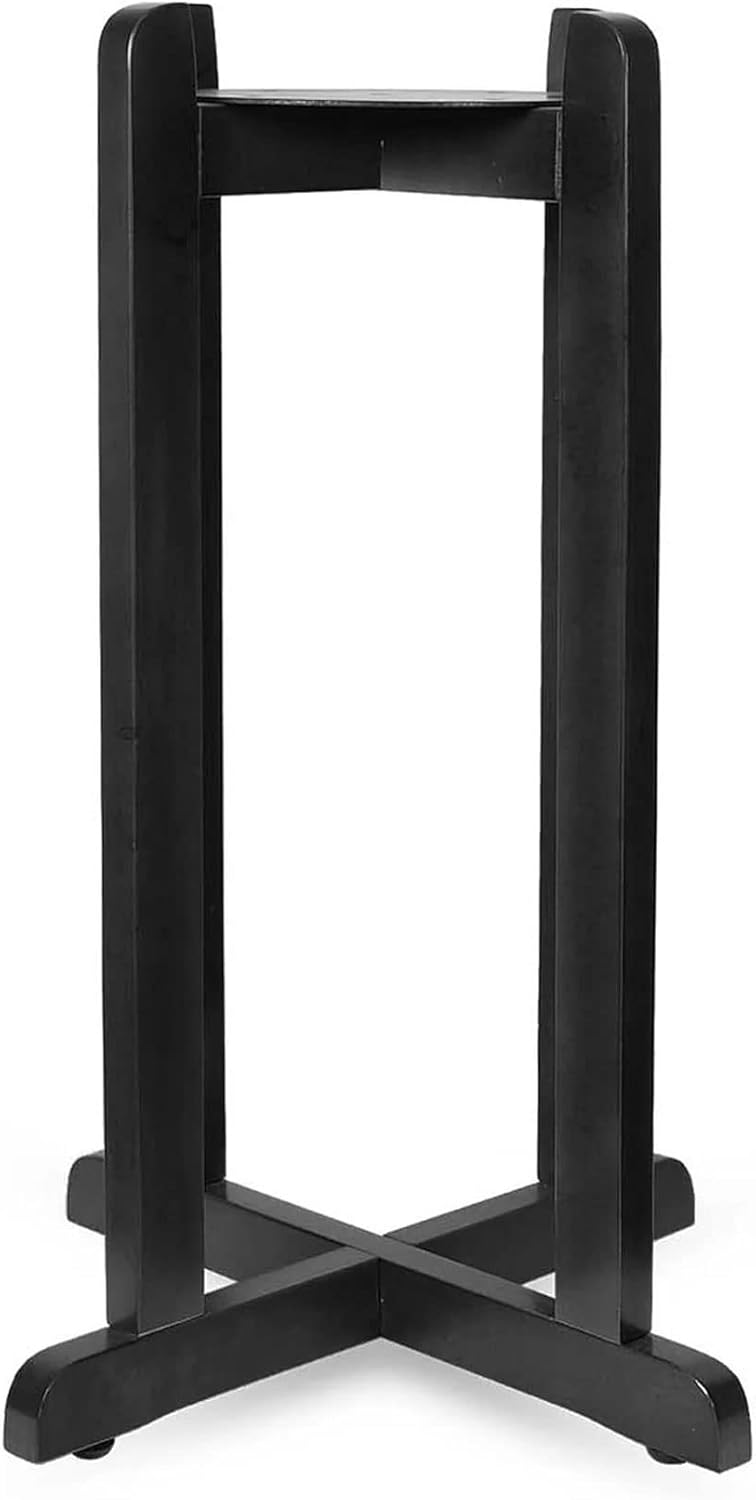 27 Inch Solid Wood Stand for 1-5 Gallon Water Bottles & Crocks (Black)