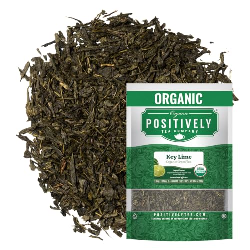 Image of Organic Positively Tea Company, Fruity Green Tea Bundle, Loose Leaf, 4 Ounce, 3 Pack