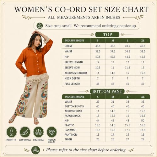 Image of Co Ord Set for Women Stylish Card Set Dress for Women Trendy Top with Plazo Pant Ladies Coord Outfit Modern Wear for Travel Office Casual Look Premium Two Piece Clothing Style