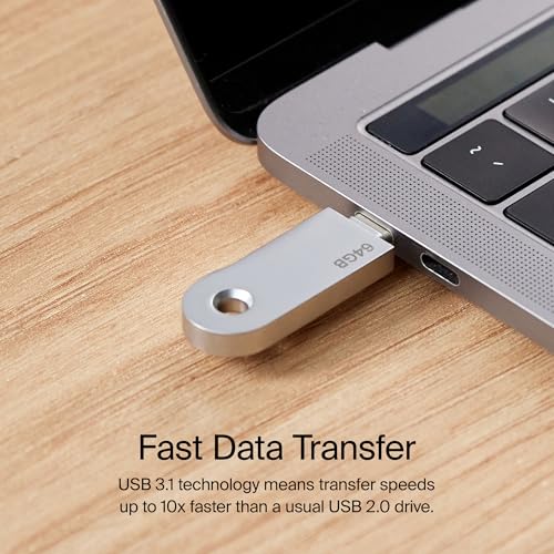 Image of Orbitkey USB-C | Thumb Drive with Fast Transfer Chip | Slim Profile Compatible with Orbitkey Key Organizer & Key Ring