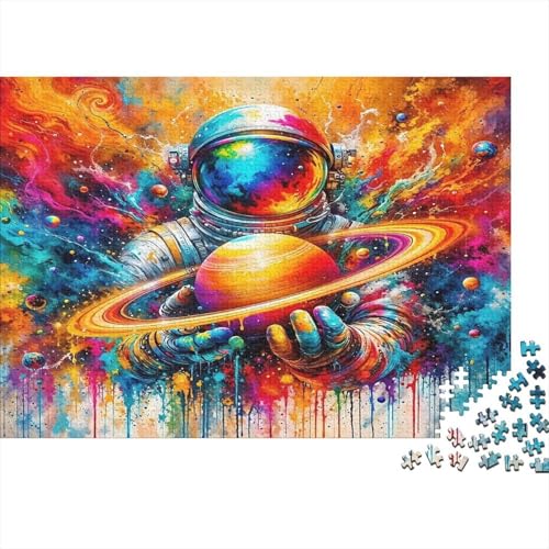 Puzzle de 1000 piezas de astronauta para aliviar el estrés con un reto visual para adultos