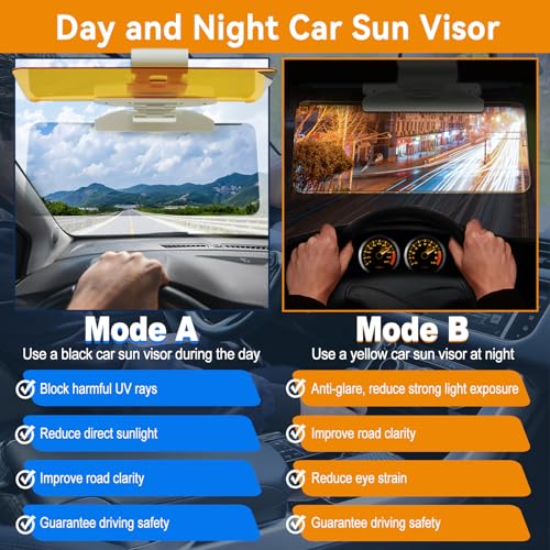 Eramong Z0103 Polarized Sun Visor Extender For Car, Upgraded Uv400 Car Sun Visor Extension, Anti-Glare Car Visor thumb #2