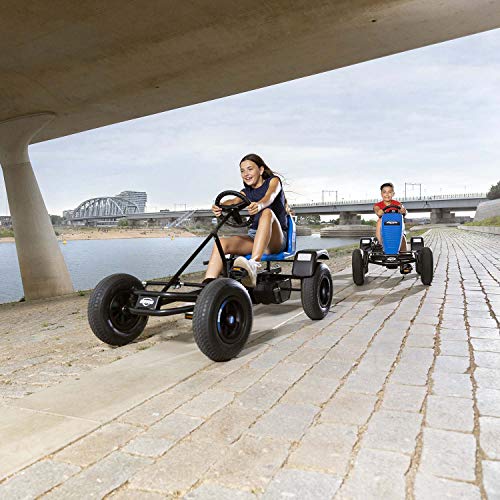 BERG Gokart XXL Extra Sport Blue E-BFR | Kinderfahrzeug, Tretauto mit verstellbarer Sitz, Mit Freilauf, Elektrisch… – Bild 3