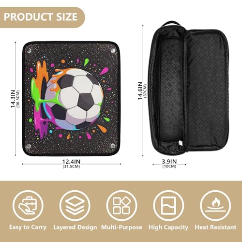 Organizador 2 en 1 para herramientas de cabello con tapete resistente al calor para planchas y rizadores de viaje miniatura 4