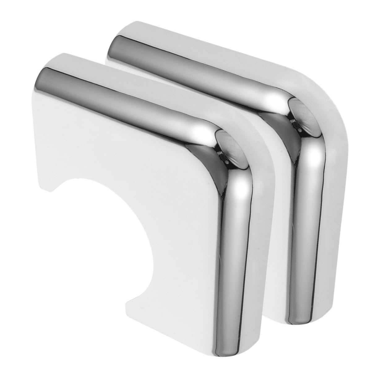 Alipis Protector de Esquinas Versatilidad y Protección para Mesa de Billar de Hierro en Color Plata, Paquete de 2 Unidades para Clubes y Entretenimiento en Casa