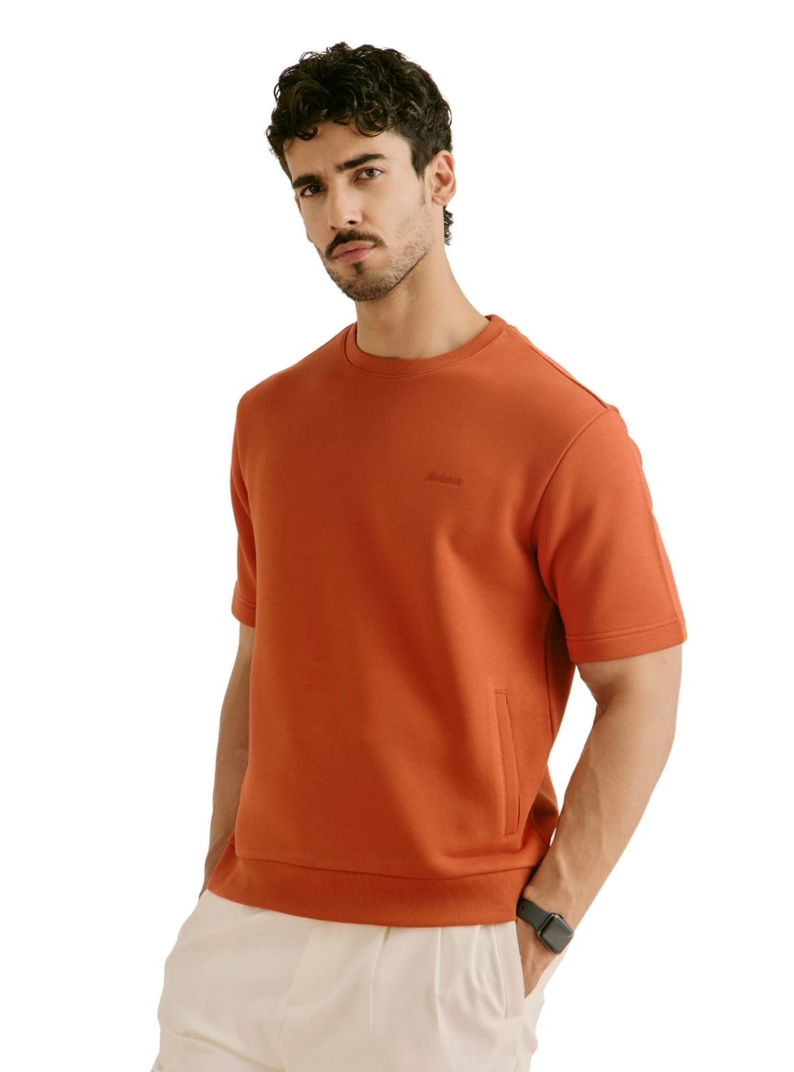andamen Men Modal Relaxed Fit Crew-picture-49