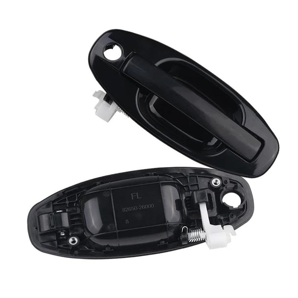 SXQPOCAR for Hyundai Santa 2001-2006 82650-26000 82660-26000 Exterior Door Handle 4 Doors Replacement Parts(Front Left)