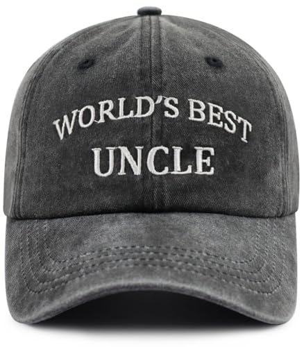 Image of World's Best Paw Paw Papa Uncle Hat for Grandpa Dad Men, Funny Adjustable Cotton Embroidered Grandfather Father Baseball Cap